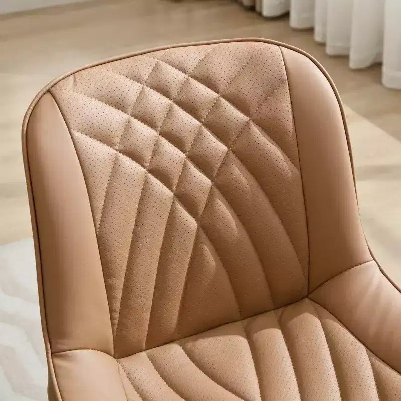 Lot de 2 chaises de salle à manger modernes du milieu du siècle, revêtement en similicuir, confortables pour cuisine et salle à manger