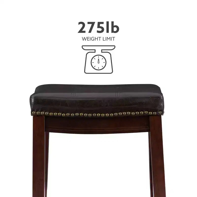 Lot de 2 tabourets de bar hauteur comptoir Claridge -