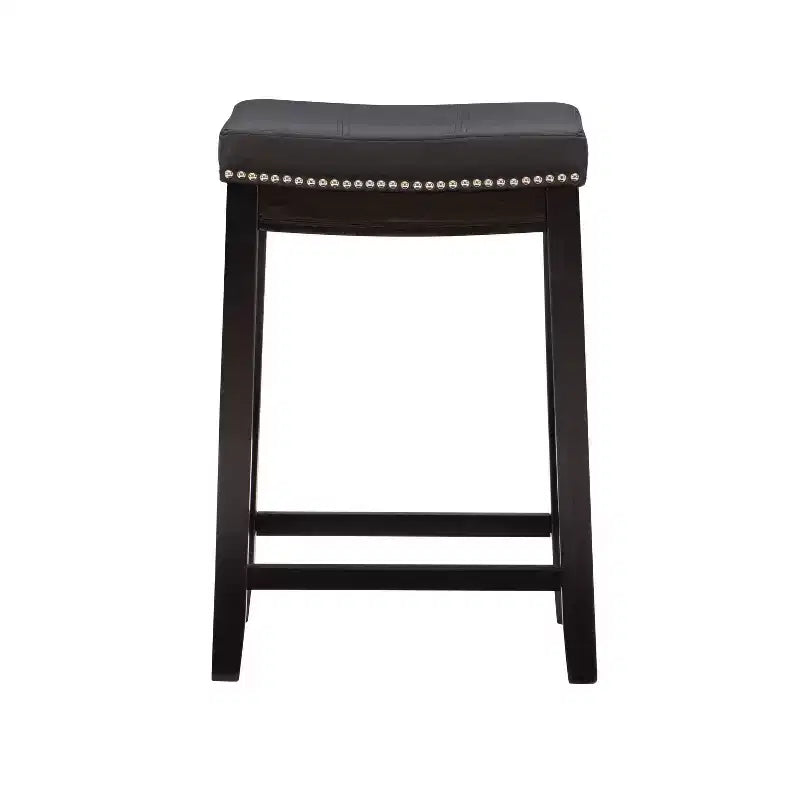 Lot de 2 tabourets de bar hauteur comptoir Claridge -
