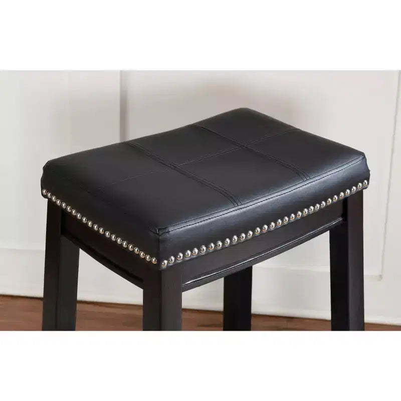 Lot de 2 tabourets de bar hauteur comptoir Claridge -