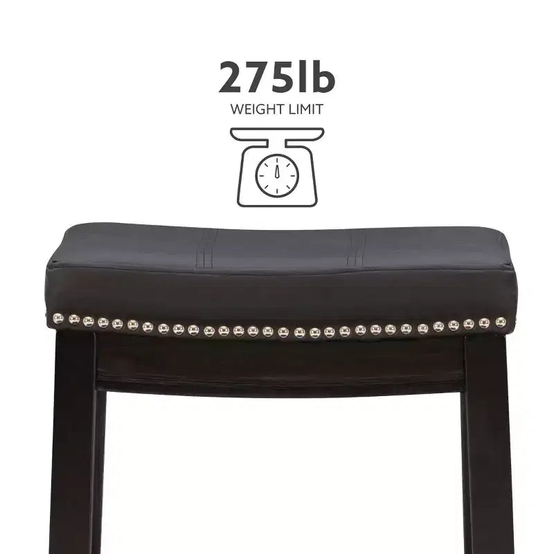 Lot de 2 tabourets de bar hauteur comptoir Claridge -