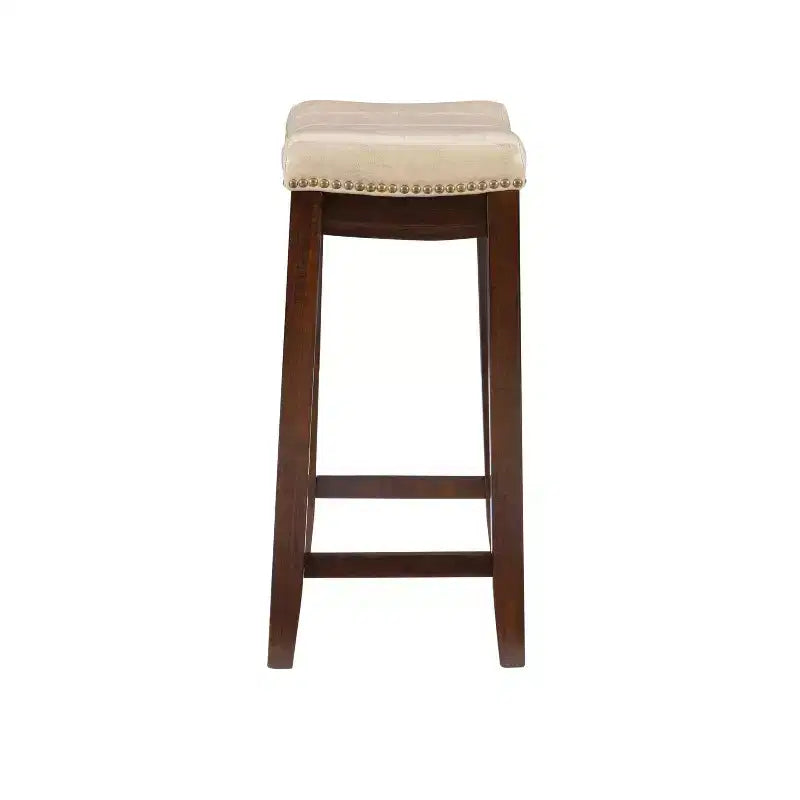 Lot de 2 tabourets de bar hauteur comptoir Claridge -