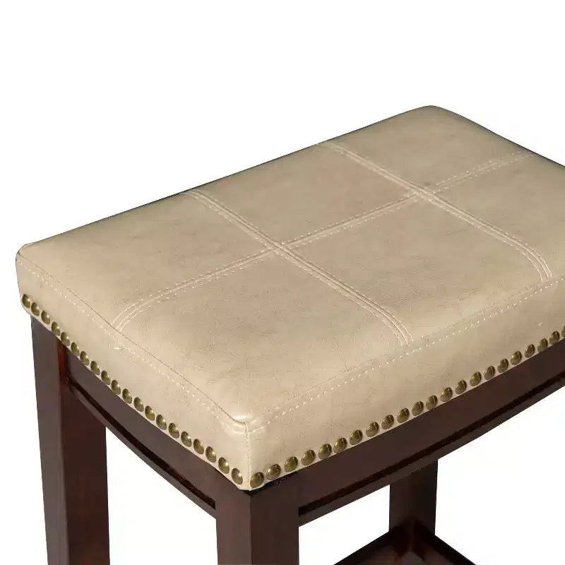 Lot de 2 tabourets de bar hauteur comptoir Claridge -